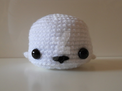 Patron Amigurumi Crochet Bebe Phoque Made By Amy